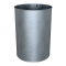 Free-standing litter bin, apporx. 50 l, with lid | Inside container  330 mm, height 440 mm, hot-dip galvanized